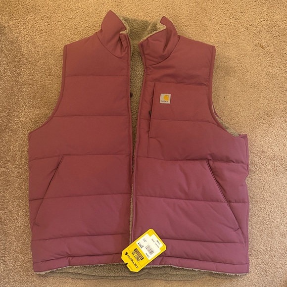 CARHARTT WOMEN'S MONTANA PUFFER VEST - INSULATED - REVERSIBLE (Size L) - Picture 2 of 5